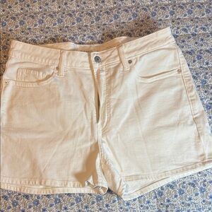 Old Navy Women's Cream Jean Shorts